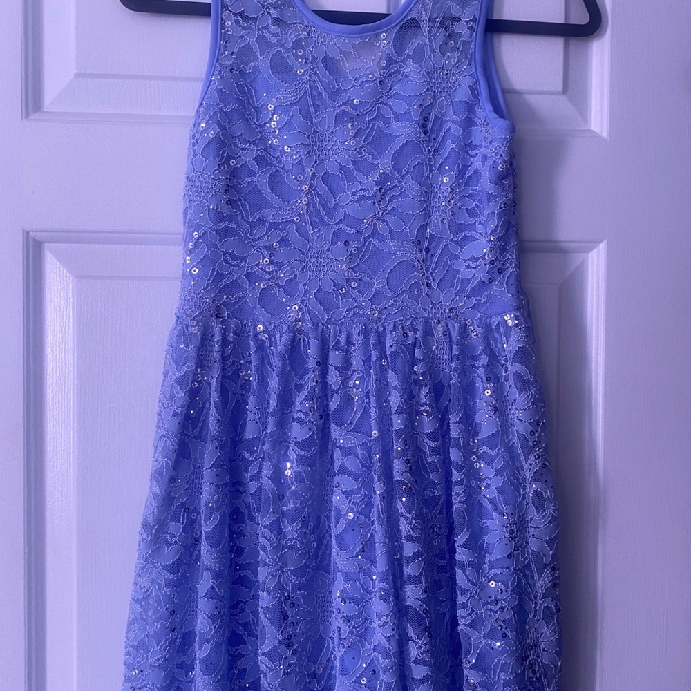 Beautiful light blue with silver